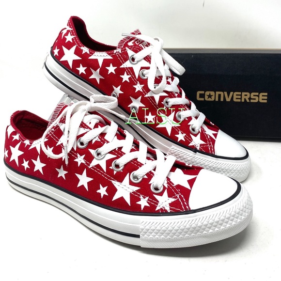 Converse 🔥SALE!🔥 Ctas Canvas Low Top Day Ahead Red Women’s Size 7.5 147119F - Picture 8 of 11